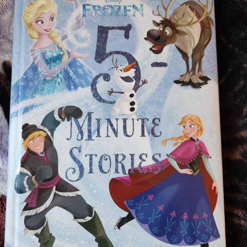 Disney Frozen 5-Minute Stories Book Used